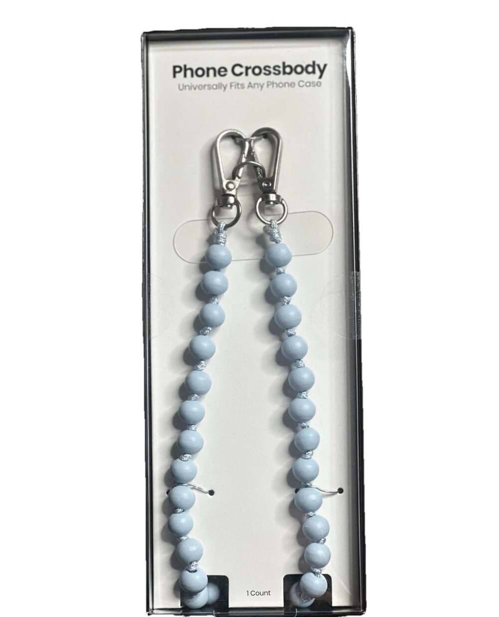 Phone Wood Bead Crossbody Universal Fit Any Phone Case Strap Attach Card 51in